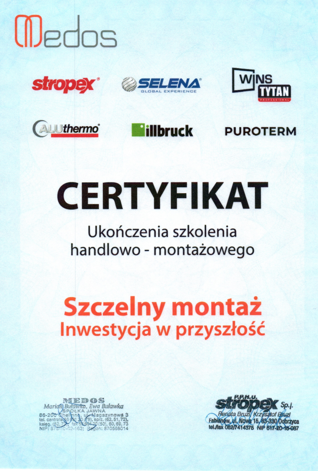 certyfikaty